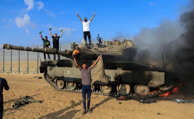 هجوم غير مسبوق في الصراع الفلسطيني الاسرائيلي