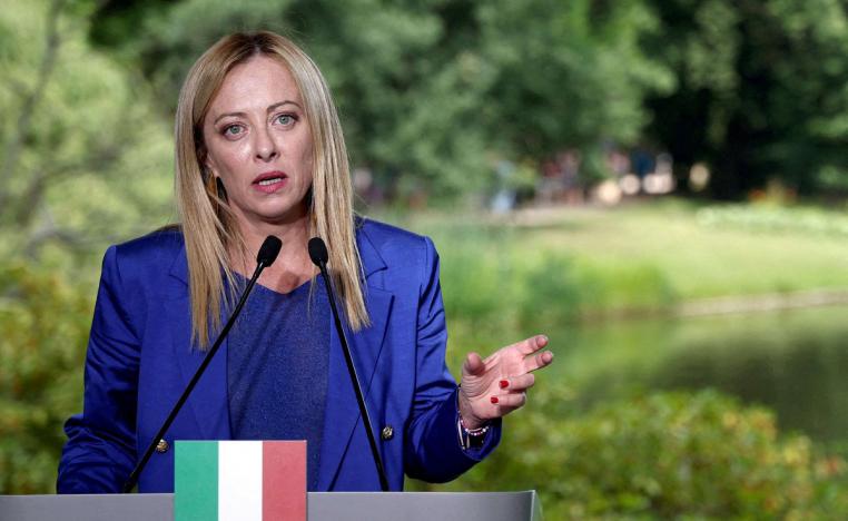 ميلوني تدعو إلى ضرورة الكف عن اتباع سياسة الأبواب المفتوحة أمام المهاجرين