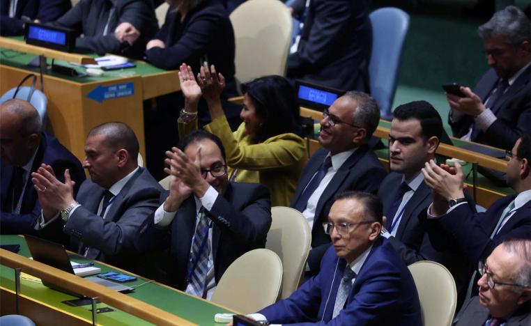 The resolution passed to a round of applause with 120 votes in favour, while 45 abstained and 14