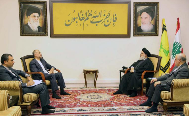Amirabdollahian meeting with Nasrallah