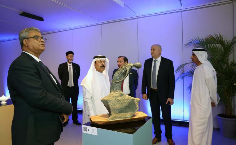 The “Reminiscing the Beginnings” programme began with the opening of an art exhibition by a group of Arab artists