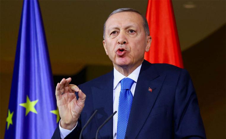 Erdogan called for Israel to hand back territories it occupies and end settlements in those territories