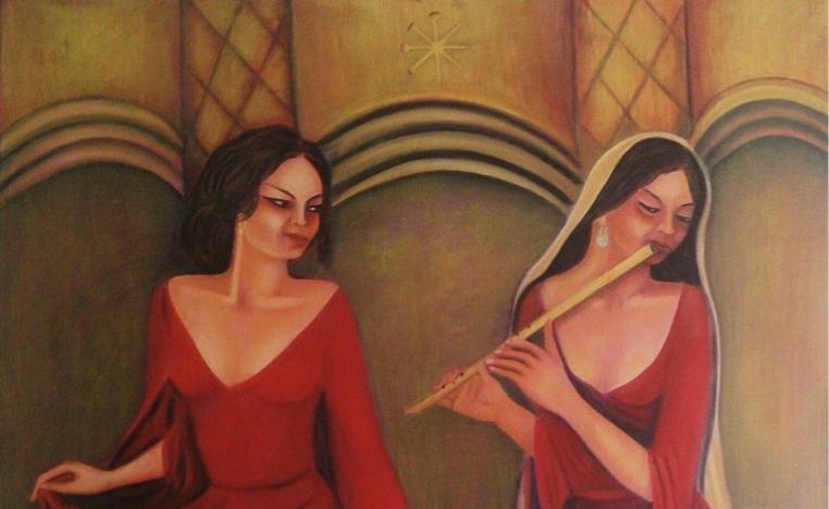 لوحة لسعود الأحمد