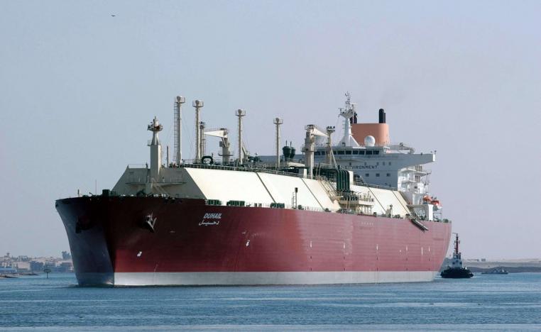 شحنات الغاز  القطرية عبر القناة تقدر بحوالي 14.8 مليون طن سنويا