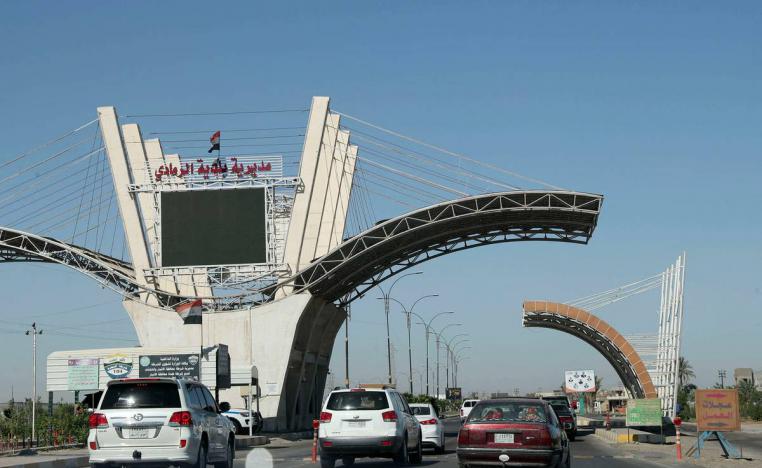 مدخل مدينة الرمادي مركز محافظة الأنبار