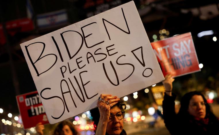 اسرائيل طلبت دعم واشنطن لاطلاق سراح الرهائن