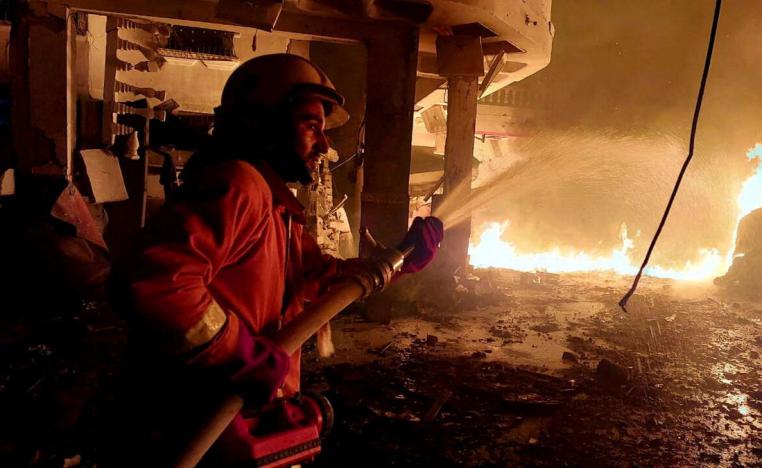 قصف طال مساجد ومساجد ومواقع مدنية في غزة