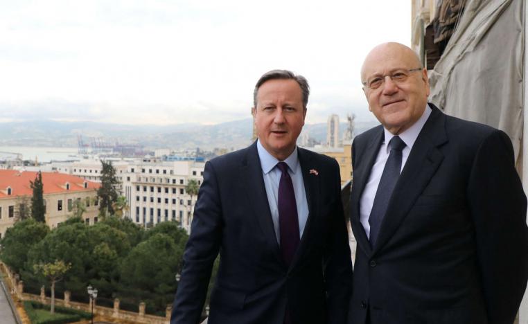 كامرون في لبنان لمنع تصاعد التوتر بين حزب الله واسرائيل