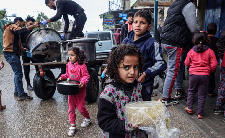 الطعام بات حلما بالنسبة إلى أهالي غزة 