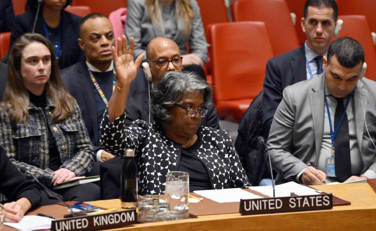 الولايات المتحدة تطالب بمشروع قرار يتضمن إطلاق سراح جميع الرهائن