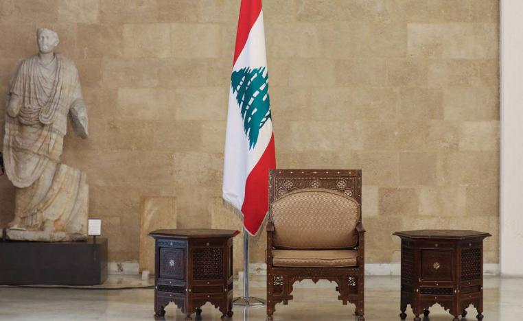 كرسي الرئيس اللبناني في قصر بعبدا