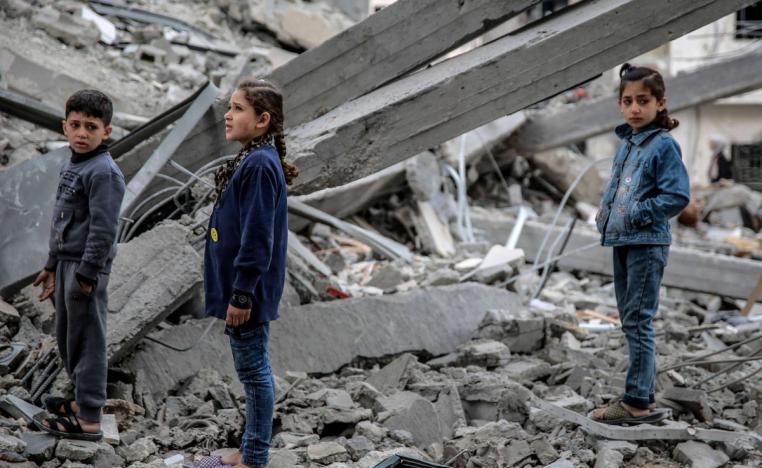 تلقي المساعدات لا يمنح الآمان لأطفال غزة