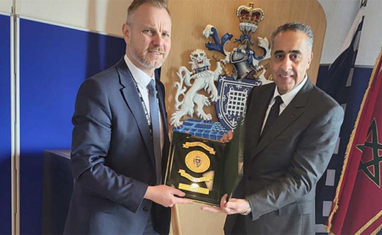 Hammouchi paid an official visit to the headquarters of London's New Scotland Yard police force