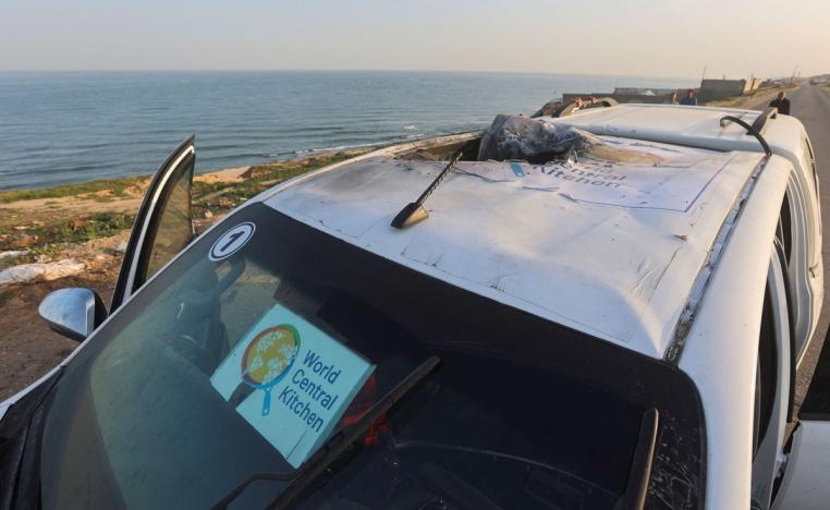 مقتل 7 عمال اغاثة من جنسيات مختلفة