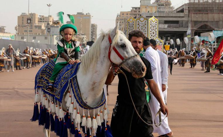 احتفال عاشوراء في كربلاء