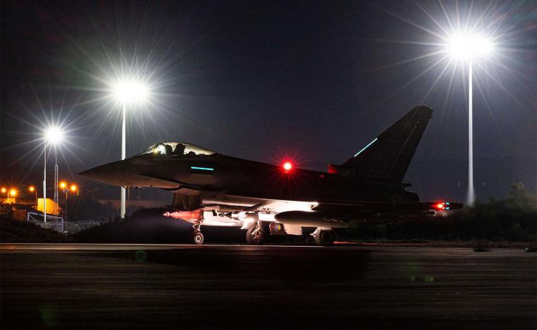 The strikes were conducted in the hours of darkness 