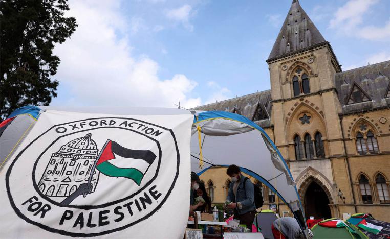 The protesters had been calling for the university to divest from companies with ties to Israel
