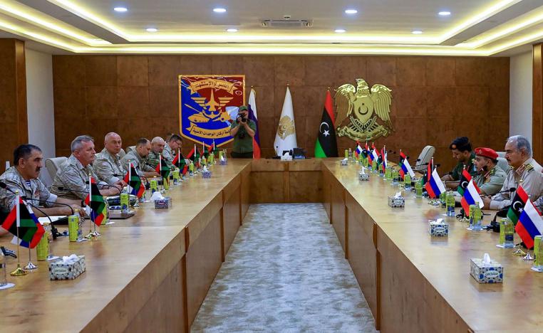 الولايات المتحدة تنظر بقلق إلى التعاون العسكري المتنامي بين روسيا وليبيا   