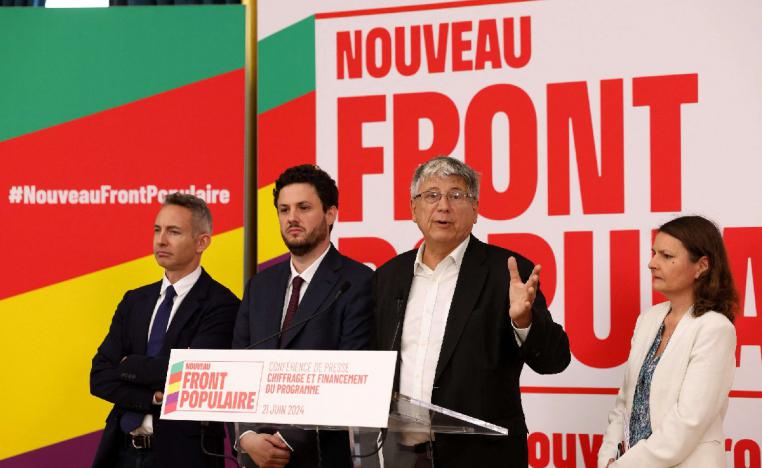 اليسار الفرنسي يتوقع جمع 30 مليار يورو  من الضرائب في حال فوزه في الانتخابات 
