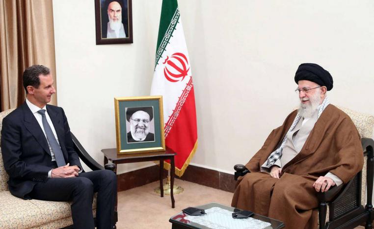 المرشد الأعلى علي خامنئي يستقبل الرئيس السوري بشار الأسد