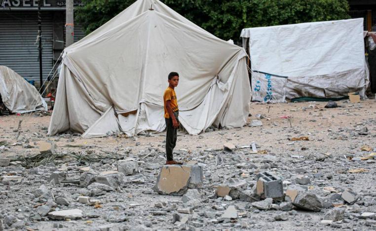 طفل فلسطيني في غزة