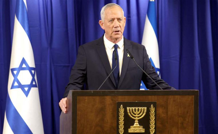 With Gantz gone, Netanyahu would lose the backing of the centrist bloc 