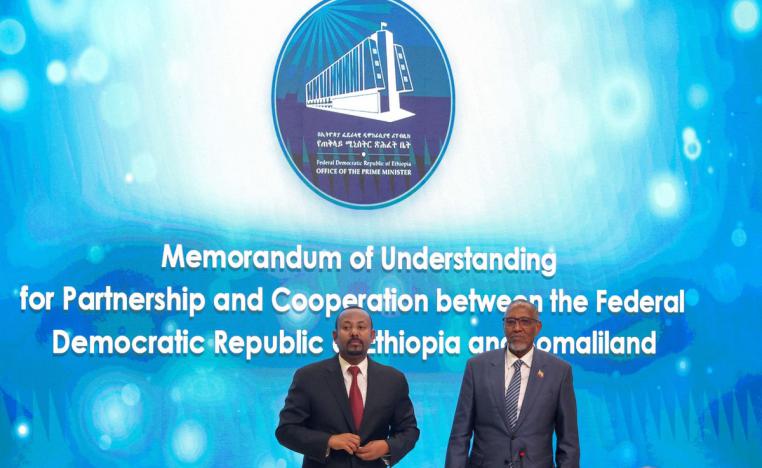 مقديشو تعتبر الاتفاقية بين إقليم أرض الصومال وإثيوبيا انتهاكا لسيادتها 