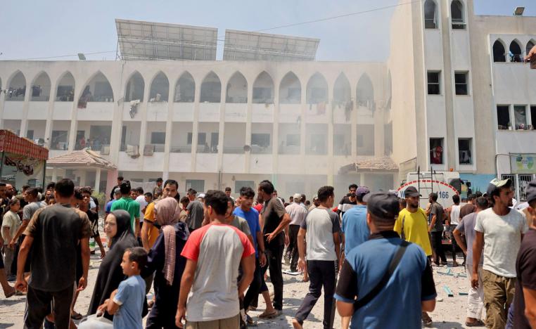 النازحون من الحرب على غزة في مرمى الآلة العسكرية الإسرائيلية 