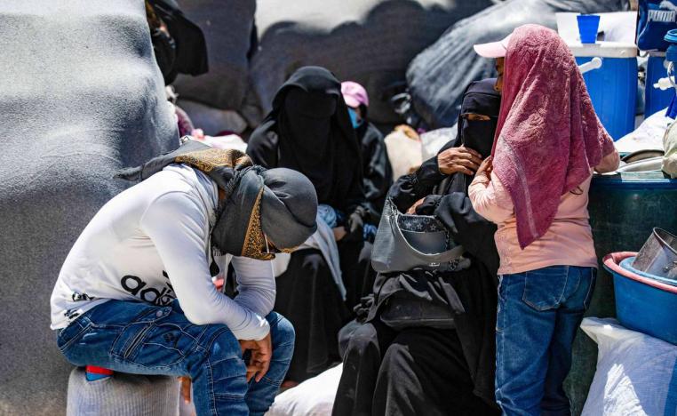 عوائل داعش الذين اطلقتهم قسد