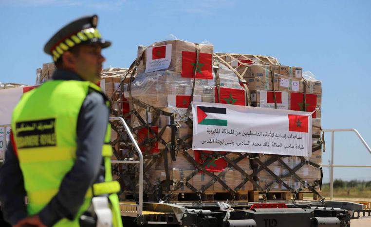 الهبة المغربية لمساعدة أهل غزة