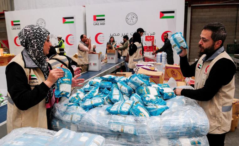 مبادرة إماراتية تلو الأخرى للتخفيف من حدة الكارثة في غزة 