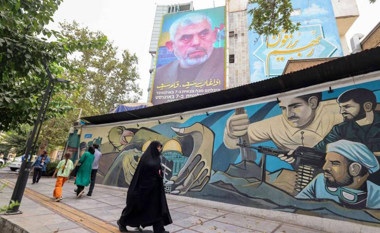 جدارية ليحيى السنوار في طهران