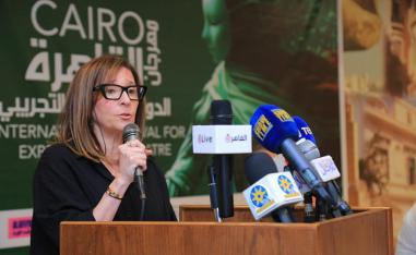 د. دينا أمين مدير المهرجان ورئيس لجنة الورش 