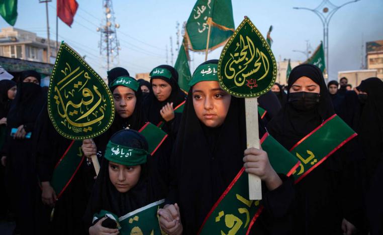 مسيرة لأطفال بمناسبة أربعينية الحسين