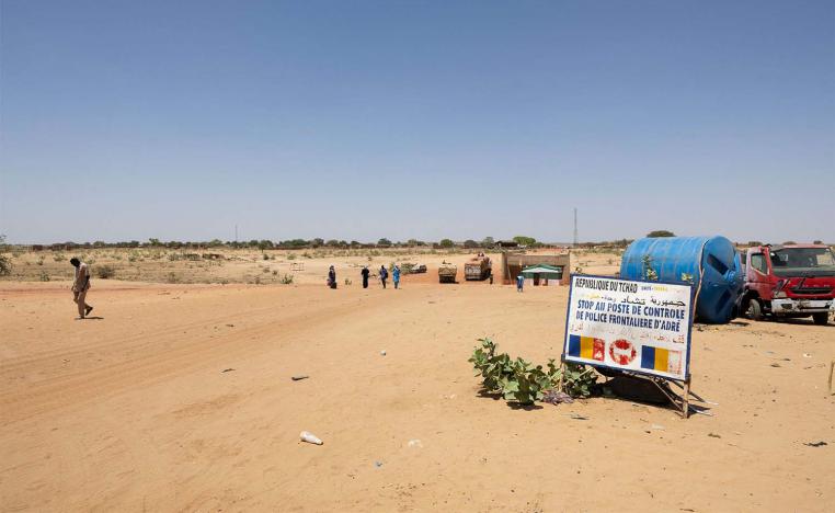 Adre border crossing