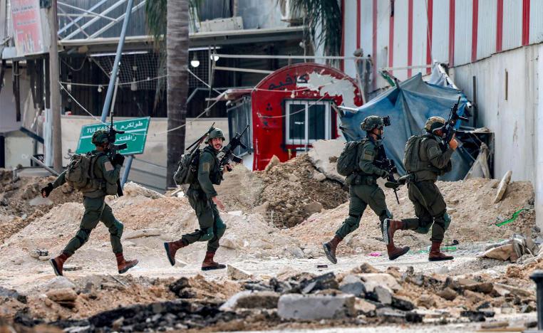 A large assault on the occupied Palestinian territory 