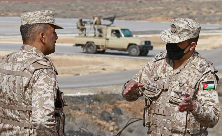 القوات الأردنية في حالة استعداد لمواجهة أي اختراق للسيادة