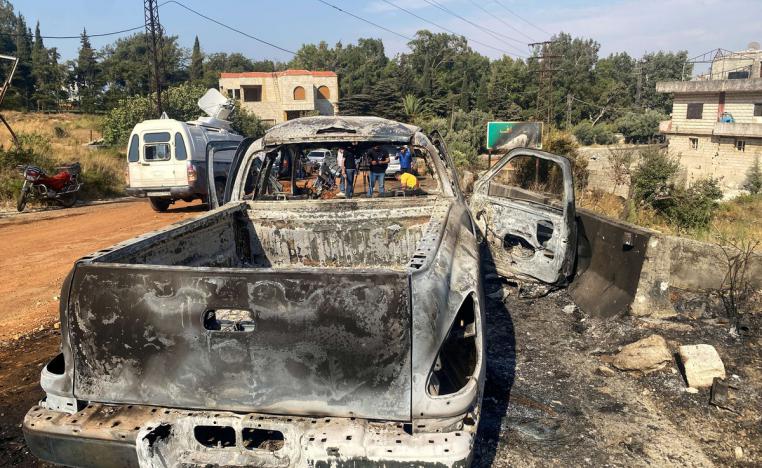 الغارة تستهدف سيارة يقلها القيادي في حزب الله العراقي