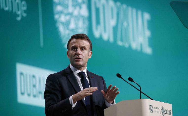 ماكرون يسعى للتغطية على انحيازه لإسرائيل 