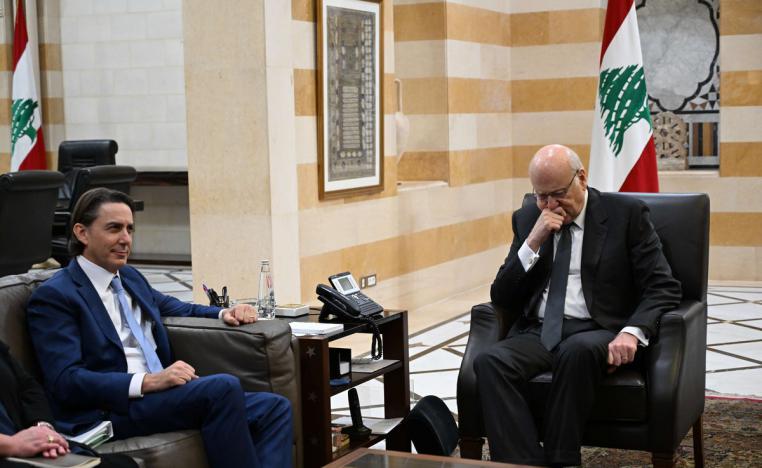 هوكستين يلتقي ميقاتي وبري ومسؤولين آخرين في غمرة التصعيد الاسرائيلي