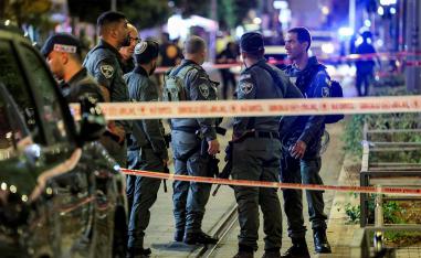 The attack took place minutes before Iran launched a barrage of missiles at Israel
