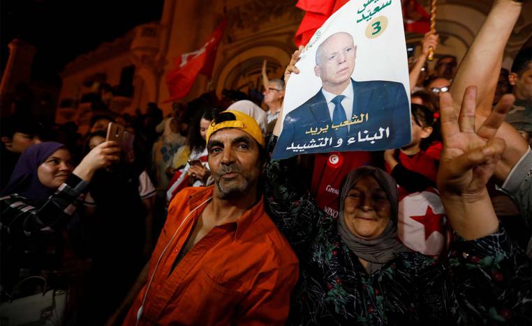 Exit poll puts Saied in the lead with 89.2% of votes