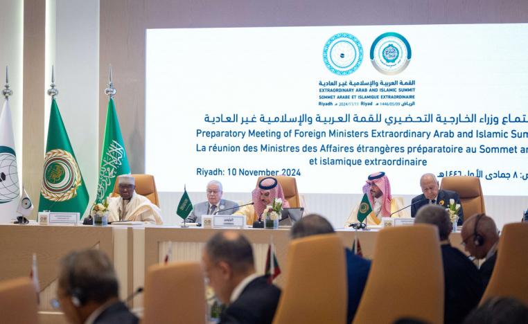 القمة تأتي بعد أسبوع من أول اجتماع للتحالف العالمي لحل الدولتين