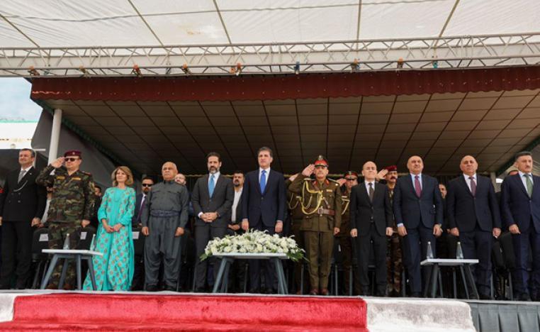 برزاني يؤكد أهمية دور البيشمركة في مكافحة الارهاب في العراق