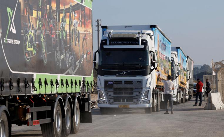 اسرائيل أبلغت الأمم المتحدة بارسال المساعدات عبر كيسوفيم