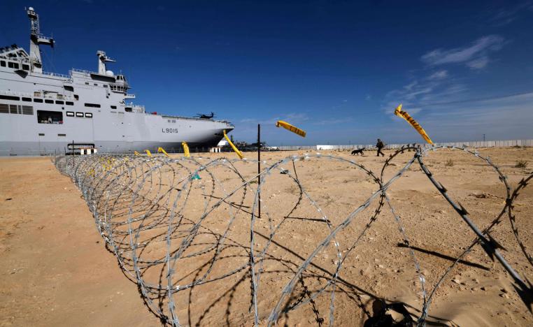 السفينة قدمت طلبا للمغادرة إلى تركيا بعد تفريغ شحنة سلاح لمصر وليس لاسرائيل