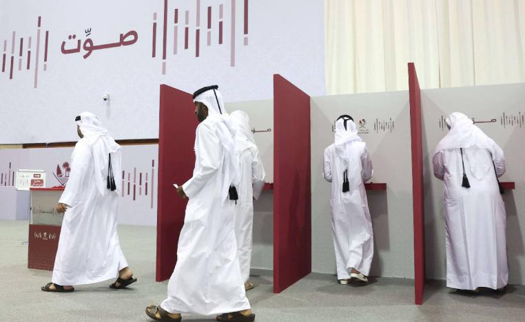 قطريون يصوتون على الغاء انتخابات مجلس الشورى