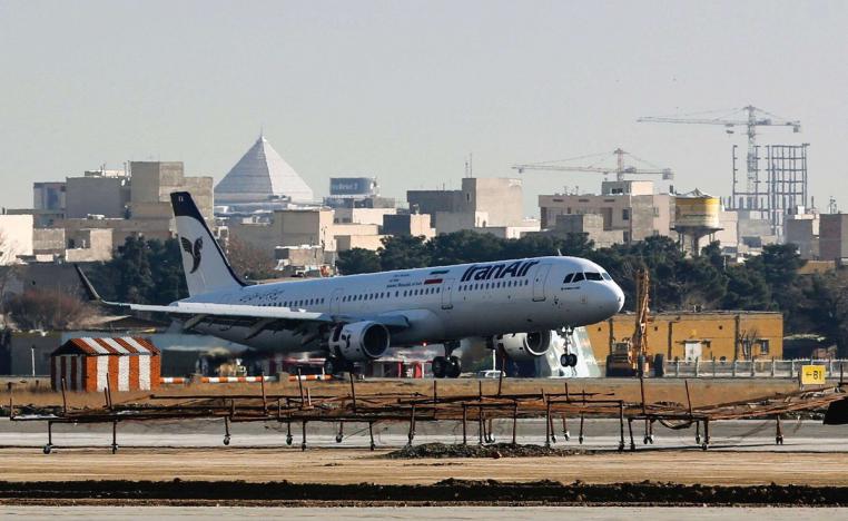 الخطوط الجوية الإيرانية تنقل أفراد واسلحة ومعدات عسكرية 