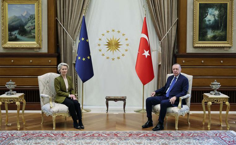Erdogan had talks with Ursula von der Leyen on Syria in Ankara 