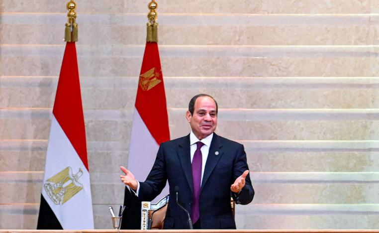 الرئيس المصري يؤكد تمسك بلاده بموقفها بشأن القضية الفلسطينية
